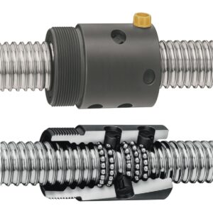 M/1155671 - NX 20X5R N/S WPR CI-C010 - Universele kogelmoer op huls, VX of SX schroef, met wissers, composiet inzetstukken, pakket met 10 stuks